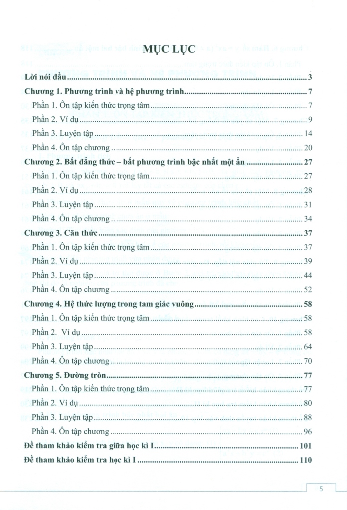 TÀI LIỆU ÔN TẬP TOÁN LỚP 9 (Theo Chương trình GDPT 2018)